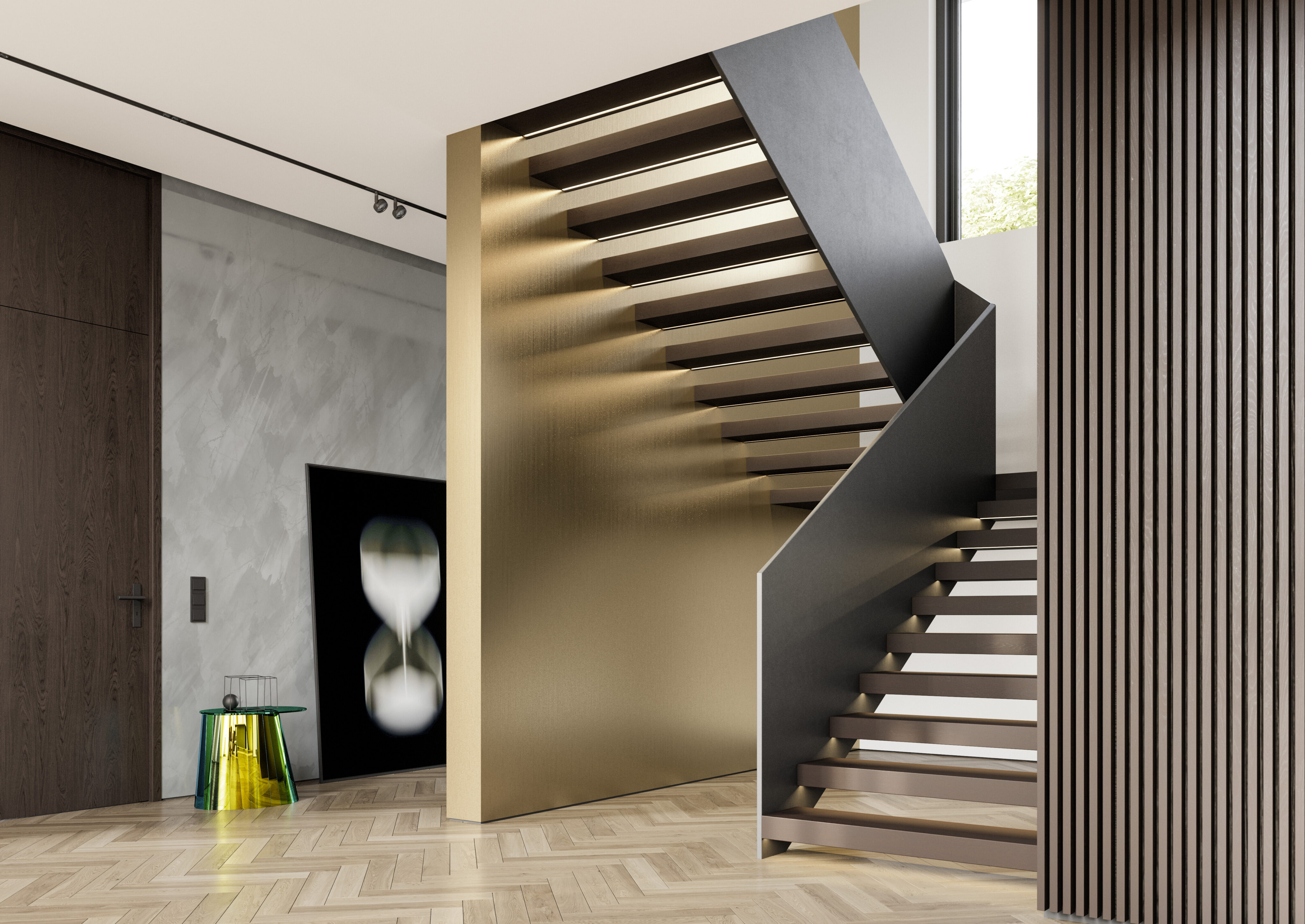 1322_DAW_Caparol_House_Luxury_Staircase_Keyshot